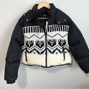 Cider Aztec Puffer Coat